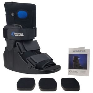 United Ortho Air Stabilizer Ankle Boot Size Large Color Black
